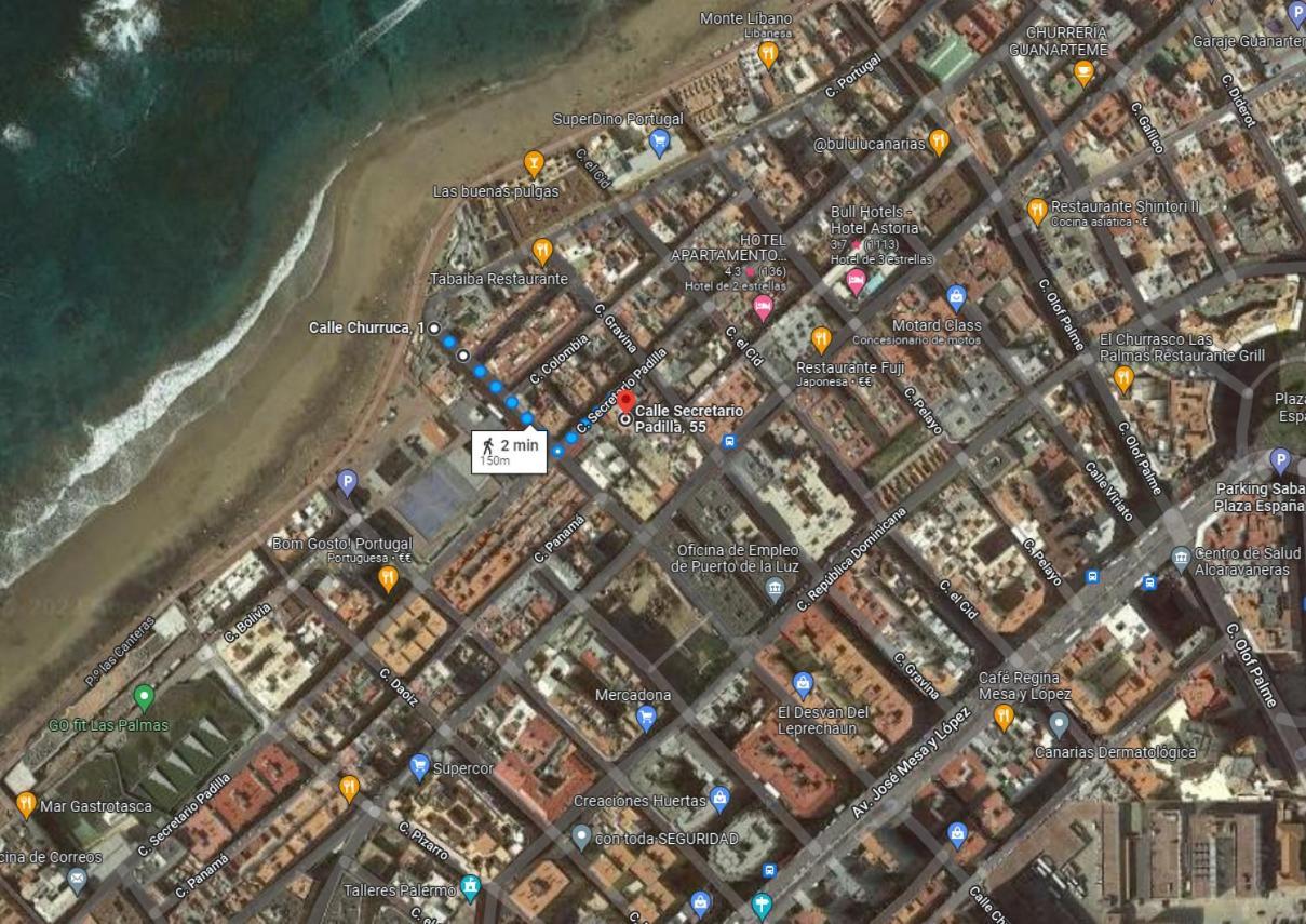 Beach Acogedor Estudio, Las Canteras Las Palmas de Gran Canaria Eksteriør bilde